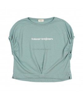 Camiseta verde Amour Búho
