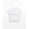 Camiseta algodón básica blanca Play Up