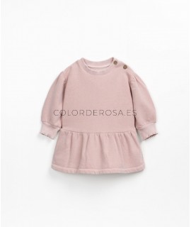 Vestido de felpa rosa Play Up